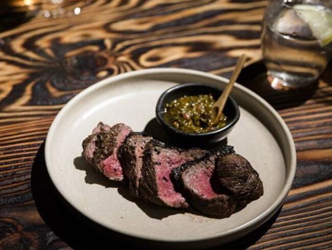 Perfectly cooked Gippsland beef at Pastuso. Picture: Instagram