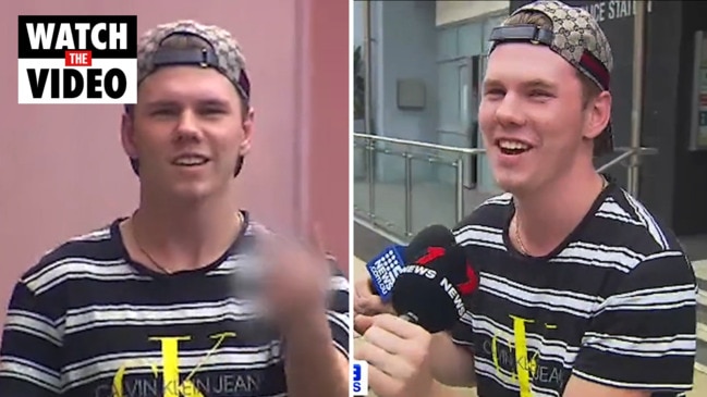 Teen's wild showdown with reporters (9 News)