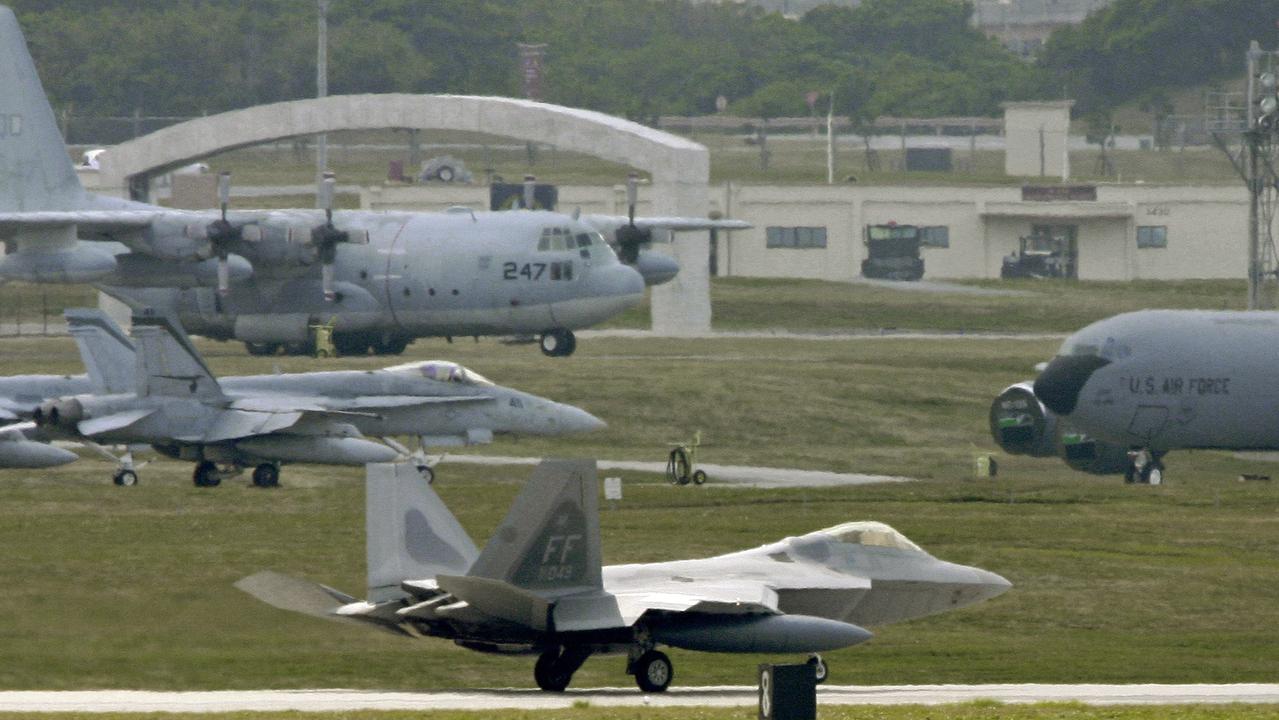 The US’s Kadena Air Base in Okinawa, Japan.