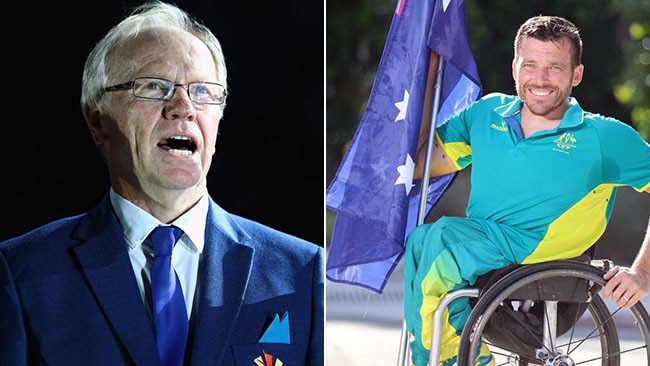 Peter Beattie, left, is responsible for a massive insult to some of the nation’s greatest sporting heroes including Kurt Fearnley, right.