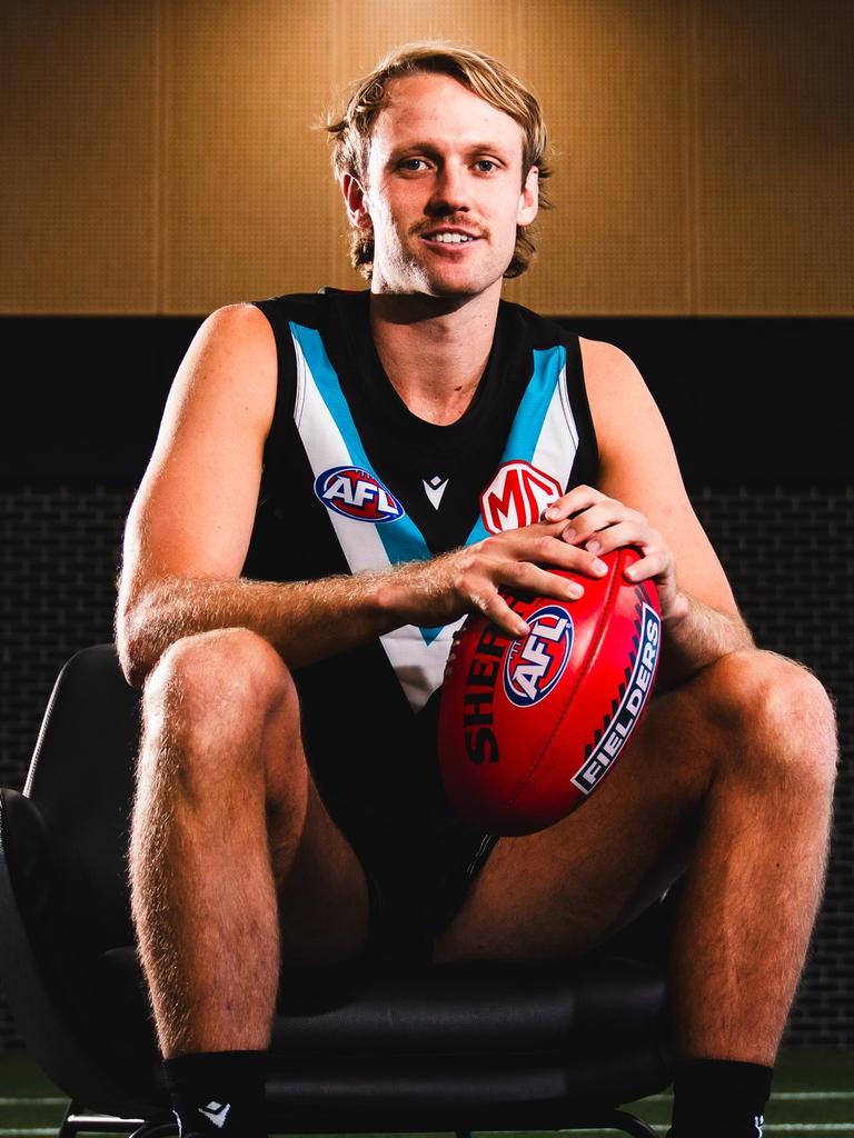 Jack Lukosius was the Power’s big recruit. Picture: Port Adelaide