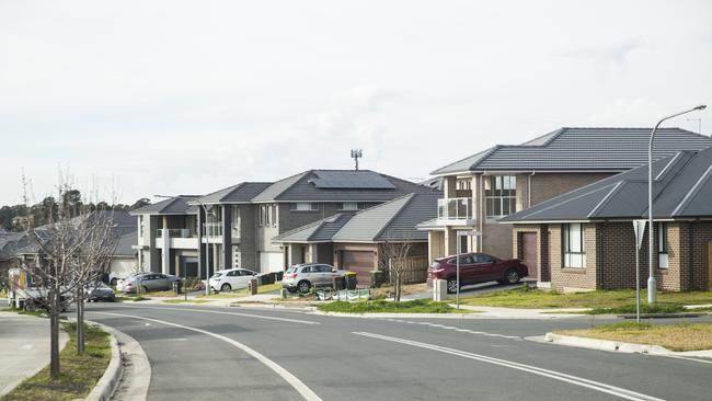 A generic photo of a street in Claymore which ranked among Sydney postcodes with the highest per capita serious crime rate.