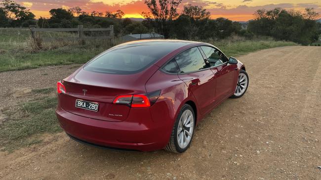 The Tesla is genuinely impressive, dispelling most of what you’ve thought about EVs.