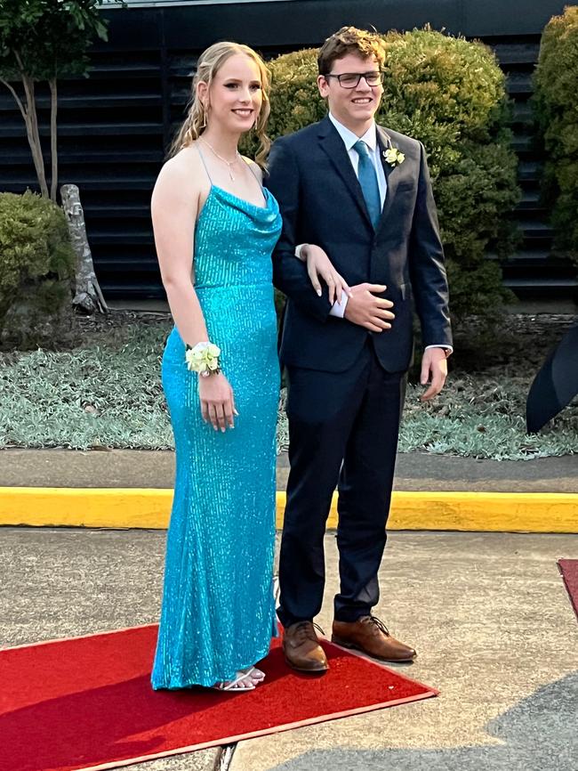 The students of St Mary's College celebrate their formal at the Brolga Theatre on Friday.