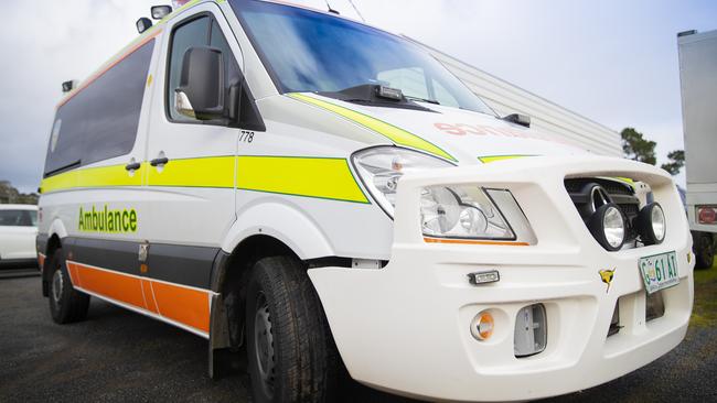 An Ambulance Tasmania vehicle.