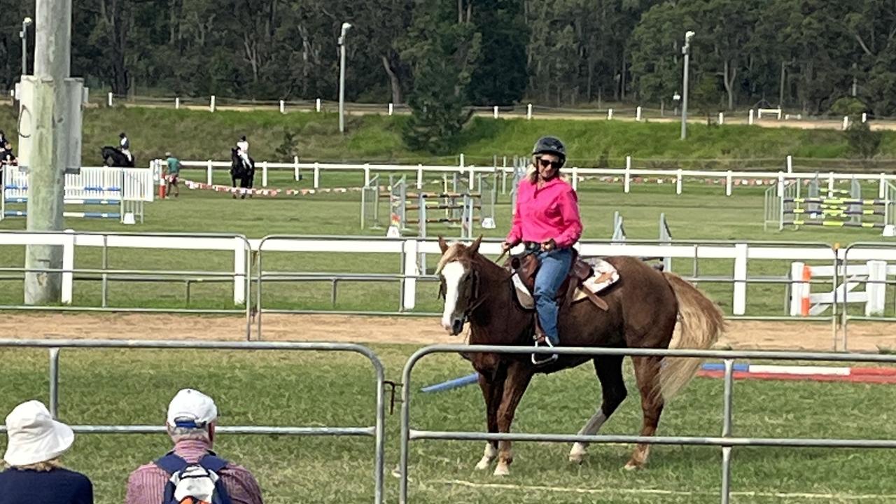 A rider competes at the Fraser Coast Show.