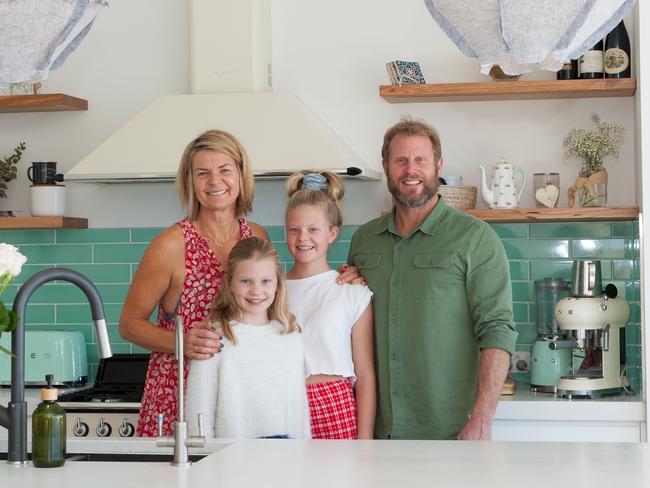 The Scarce family recently completed a major renovation, and while it went slightly over budget after making extra modifications, there were no nasty surprises. Picture: Supplied