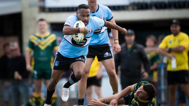 After a tight opening Ballina scored first in the grand final. Photo: Elise Derwin