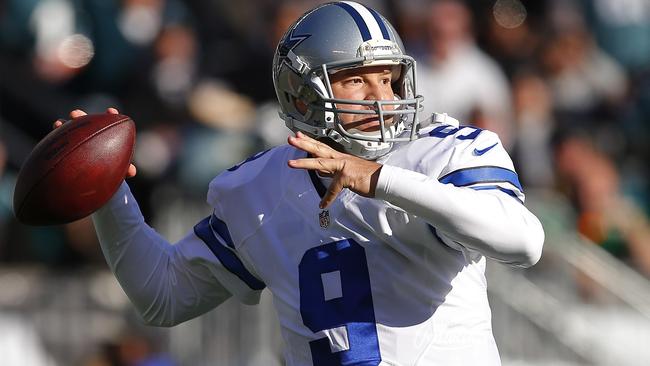 Quarterback Tony Romo #9 of the Dallas Cowboys.