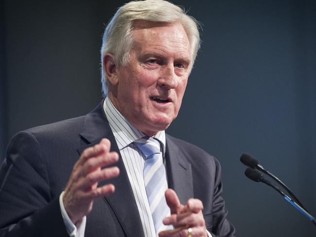 Not impressed. Former Liberal leader John Hewson believes the government does not have a good budget strategy. Picture: Eugene Hyland