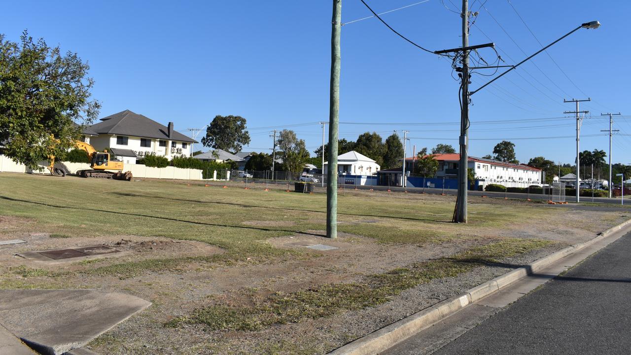 The site on Cambridge St, owned by The Rockhampton Leagues Club, is expected to remain vacant.