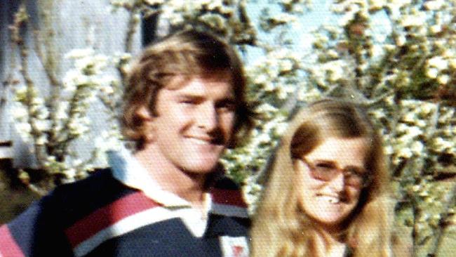 Lynette and Chris Dawson in 1974.