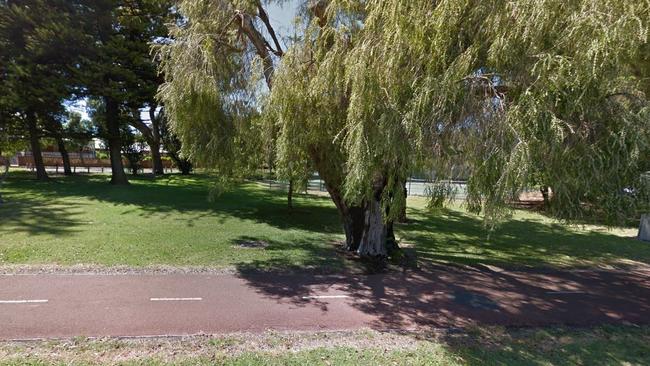 Mr Edwards is charged with having abducted a teenager in Rowe Park (above) in Perth in 1995. Picture: Google