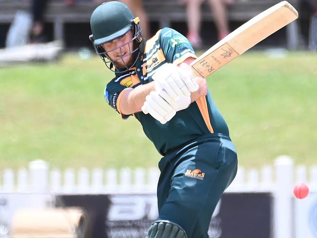 Helensvale batsman Jack LickissHelensvale v Surfers Paradise premier first grade at Hession OvalSunday November 12, 2023. Picture, John Gass