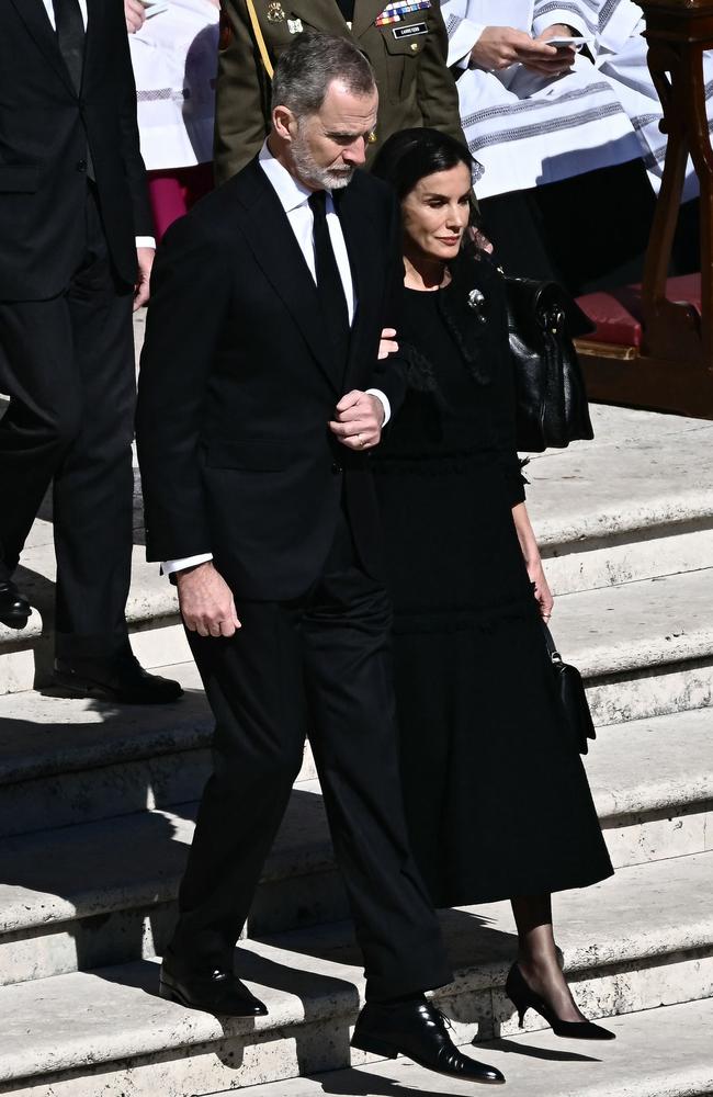 Spain's King Felipe VI and Queen Letizia. Picture: Filippo Monteforte/AFP