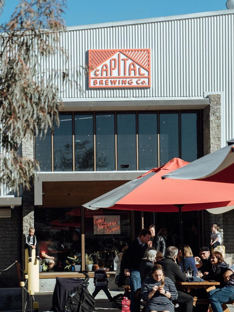 Capital Brewing Co is within the very cool Dairy Road precinct in Fyshwick.