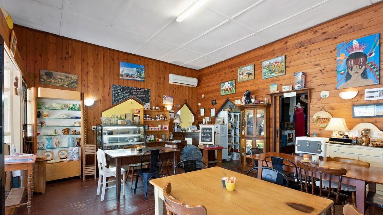 Goombungee Antiques and Cafe, 105 Mocatta St, Goombungee, is for sale.