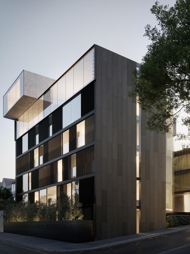 Proposed residential apartment development for 9 Sandy Bay Rd, Hobart by developers Moda. Design: ROOM 11