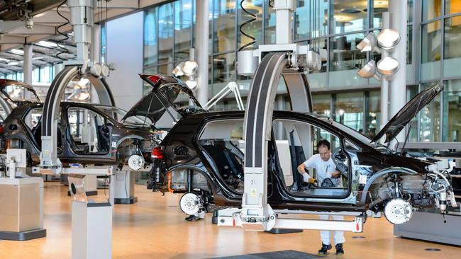 Volkswagen is one of the car giants working towards mass production of electric models. Picture: Getty Images