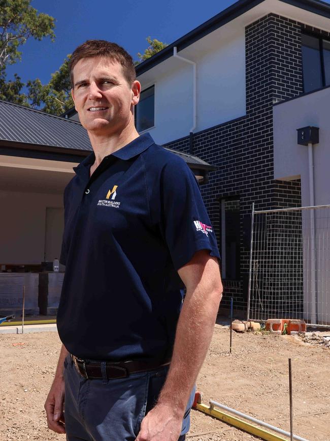 Master Builders SA CEO Will Frogley said the rise in shocks was concerning. Picture: Russell Millard