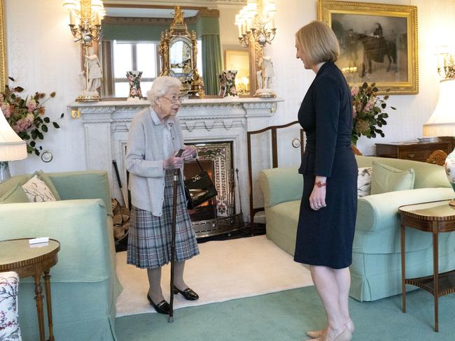 The Queen met with Liz Truss just two days before her death. Picture: Jane Barlow – WPA Pool/Getty Images