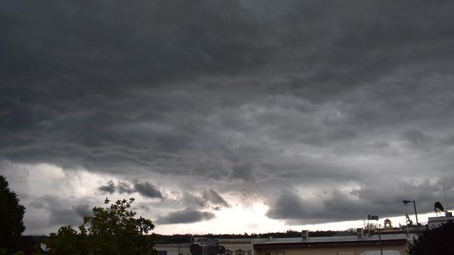 BOM forecast 10-40mm of rain and a possible storm in the Gympie region on Sunday.