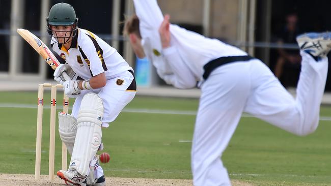 Padua College batsman Thomas Tozer was a star. Picture, John Gass