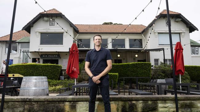 Save the Moore Park Golf Course campaign leader Jared Kendler outside the club house. Picture: Ted Lamb