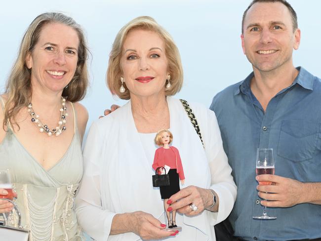 ***EXCLUSIVE IMAGES***BarbieÕs 60th at the iconic North Bondi Surf Club turns pink to celebrate her lifetime of achievements.Ita Buttrose with her Niece Eve and Nephew Richard Buttrose.Picture's Darren Leigh Roberts