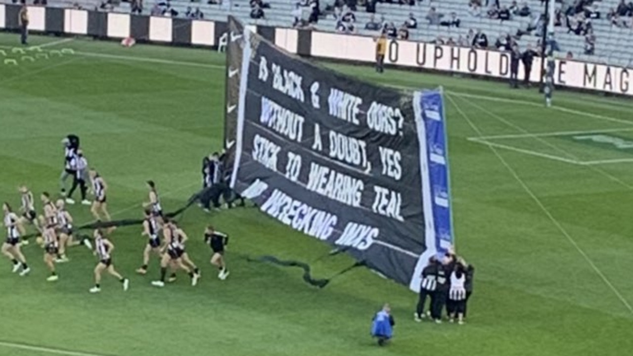 AFL news 2021: Collingwood banner vs Port Adelaide, prison ...