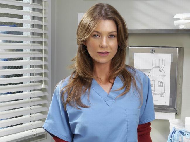 As Meredith Grey on the hit series.