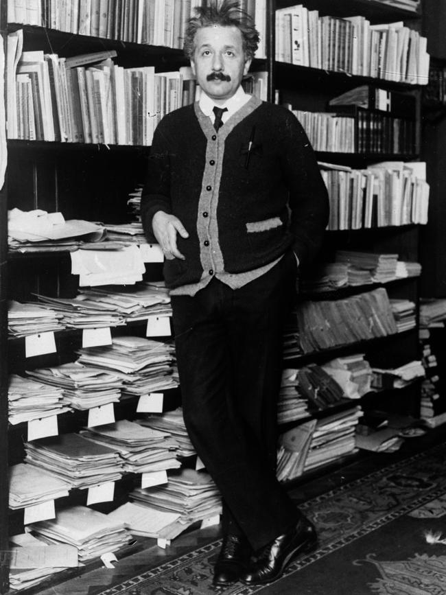 Albert Einstein at home circa 1925.