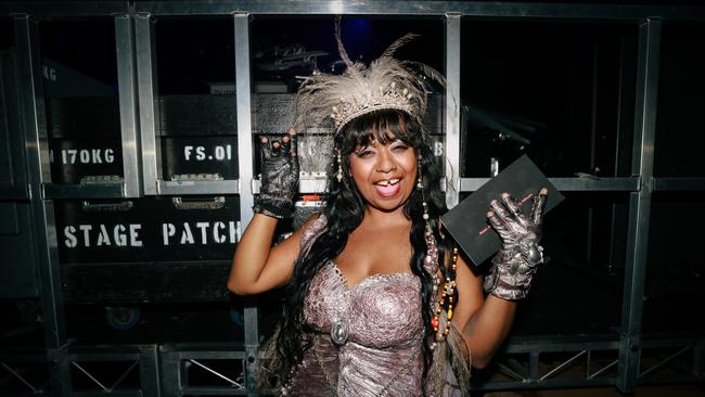 SYDNEY, AUSTRALIA – NOVEMBER 20: Emily Wurramara is seen backstage during the 2024 ARIA Awards at Hordern Pavilion on November 20, 2024 in Sydney, Australia. (Photo by Hanna Lassen/Getty Images)