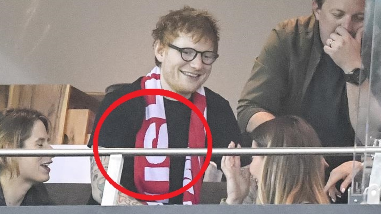 Ed Sheeran in the house.