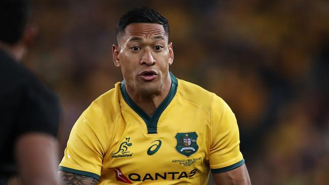 NSW and Wallabies star Israel Folau will re-sign with Australian rugby. Picture: Brett Costello