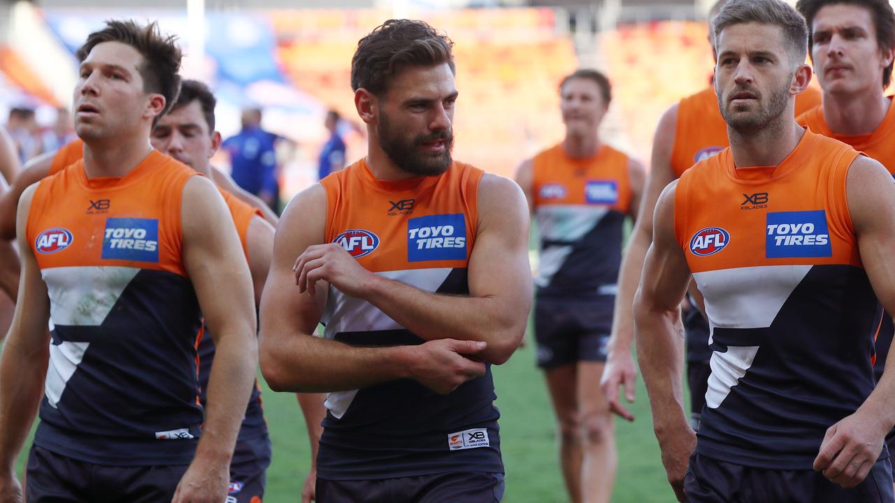 The Giants could make a bold selection call on Stephen Coniglio. Picture: Toby Zerna