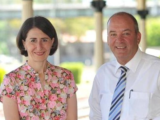 Gladys Berejiklian with disgraced MP Daryl Maguire.