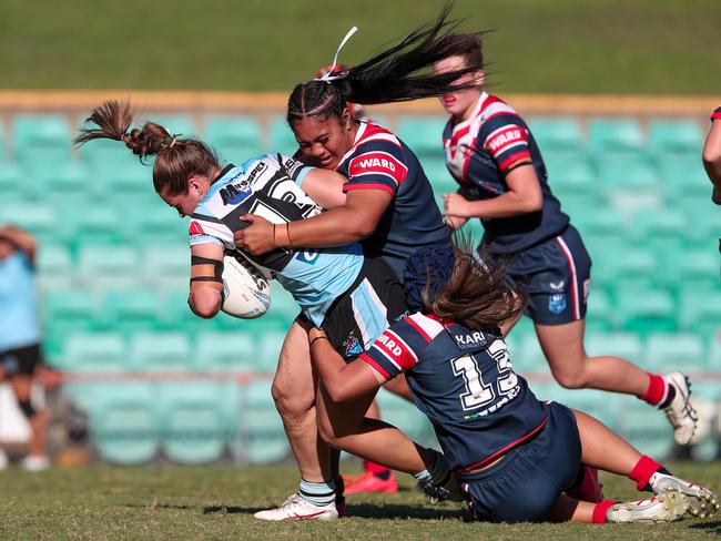 Stephanie Faulkner.Picture: Adam Wrightson Photography. NSWRL Junior Reps Finals - Day 2Picture: Adam Wrightson Photography. Tarsha Gale Cup Elimination Final.Indigenous Academy Roosters vs Cronulla Sharks.Leichhardt Oval.14 April 2024.