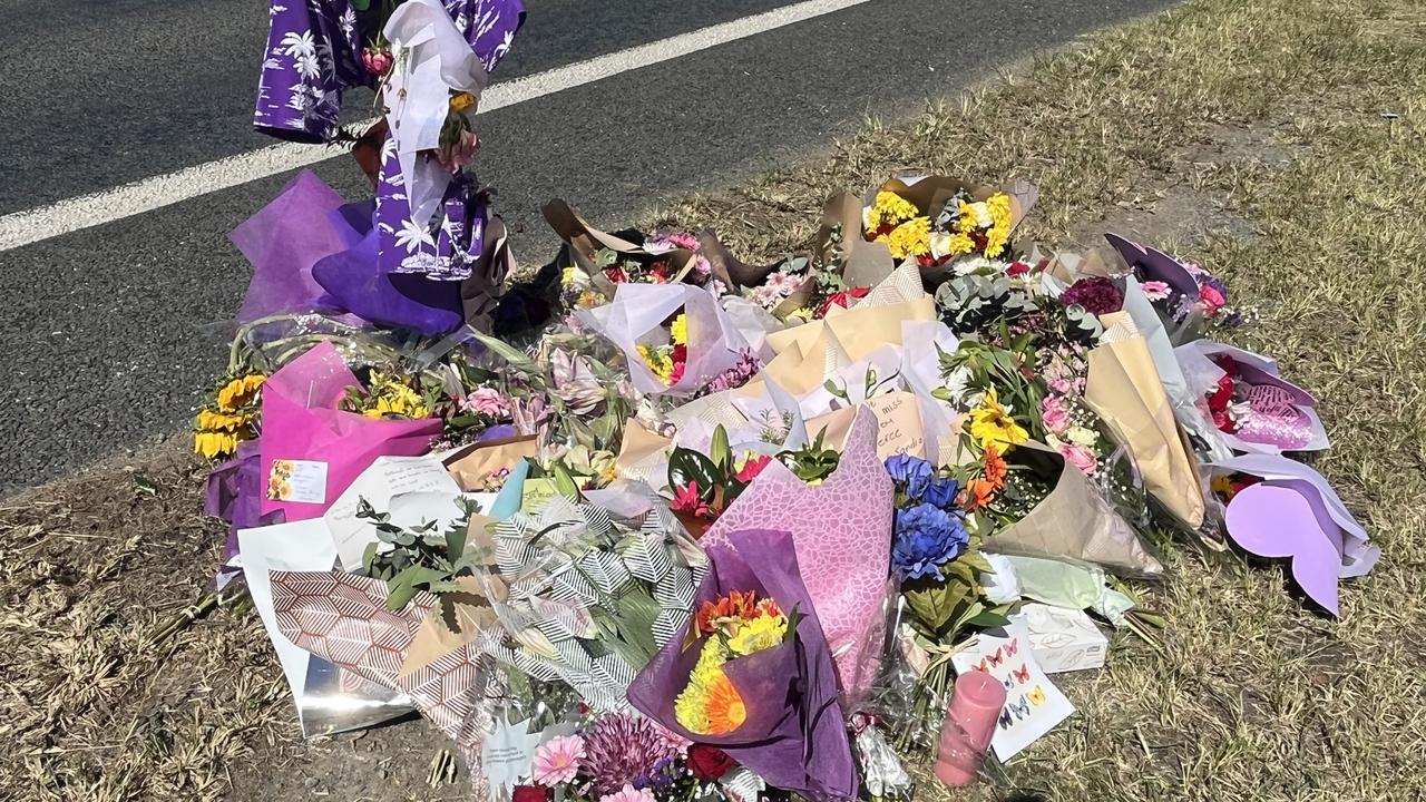 A memorial to the three lives lost in a tragic crash in Maryborough.