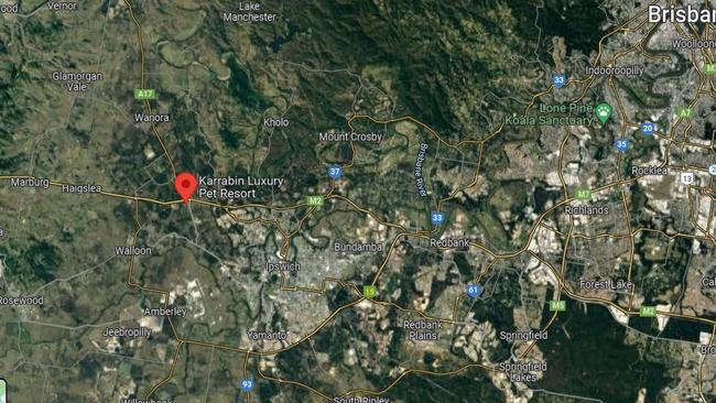 The owners of a well-established dog and cat kennel facility have proposed to build and operate a new breeding cattery at Ipswich. Picture: Google Maps