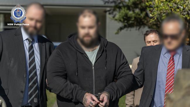 Mitchell Callaway at the time of his arrest on June 8. Picture: NCA NewsWire via NSW Police