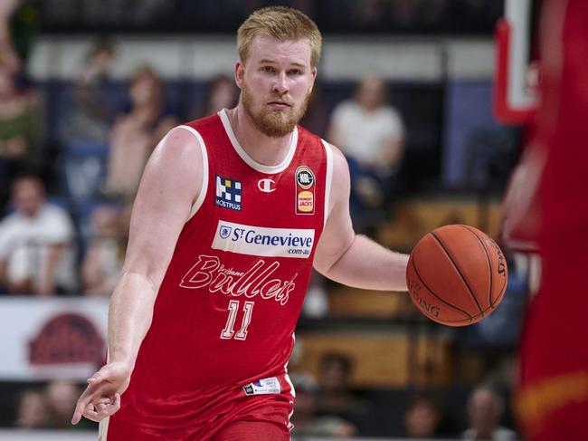 Harry Froling last played in the NBL in 2023, when he played for the Bullets. Picture: Getty Images