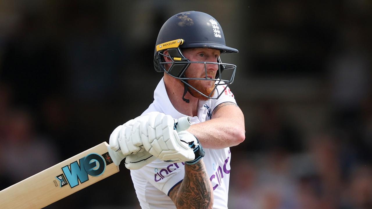 Ben Stokes is chugging along for his side. (Photo by Ryan Pierse/Getty Images)