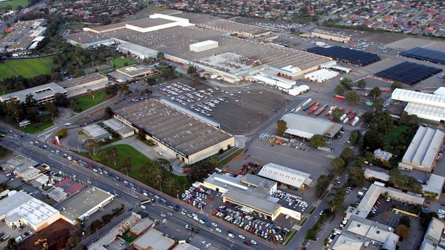 Mitsubishi’s Tonsley Park factory in 1999.