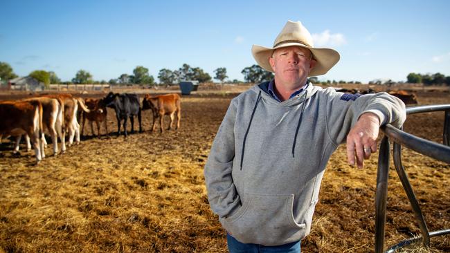 Ballendella dairy farmer Marshal Jacobs has had to sell all his milking cows. Picture: Mark Stewart