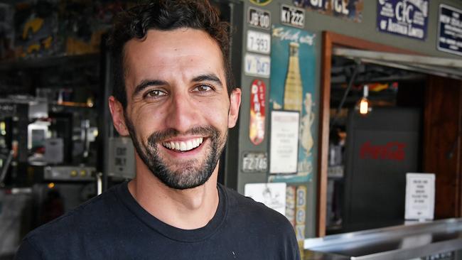 Owner of Rick’s Garage in Palmwoods, Ben Jamieson. Picture: Patrick Woods