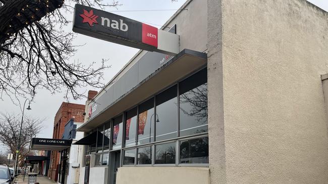 The NAB branch at 143 Hogan St in Tatura is closing, leaving many locals — especially the elderly — upset.