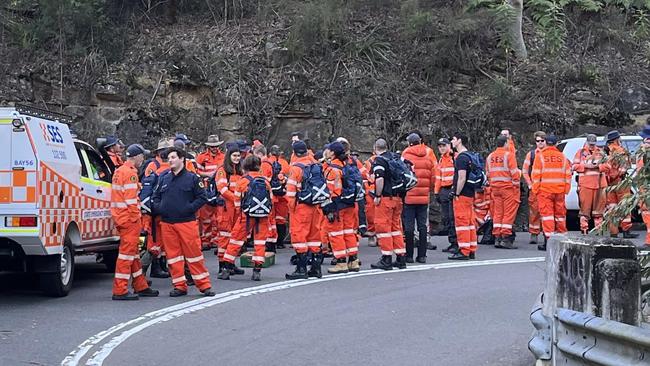 More than 80 NSW SES and NSW Rural Fire Service volunteers have joined NSW Police in the search. Pictures: NSW SES Manly Unit Facebook