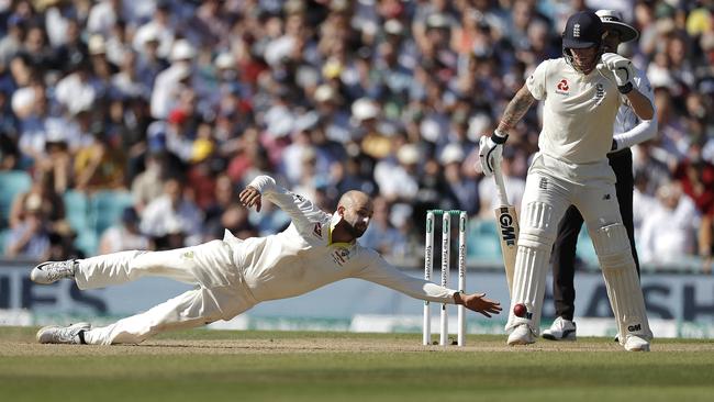 Nathan Lyon toiled gamely without having quite the impact his talent usually dictates.