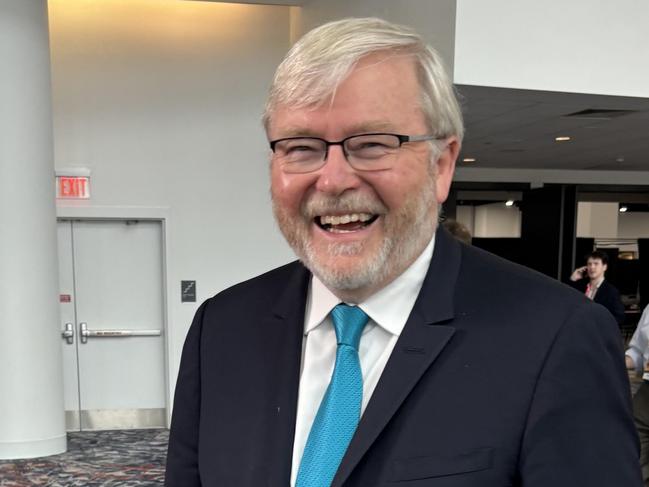 Kevin Rudd at the Republican National Convention in Milwaukee. Picture: Benedict Brook / News.com.au